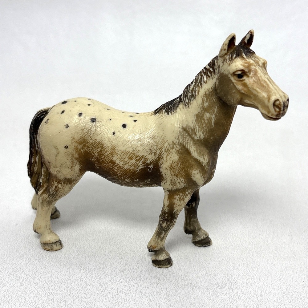 Schleich Appaloosa Stallion Horse Vintage Retired 1996 Farm Western Cowboy‎
